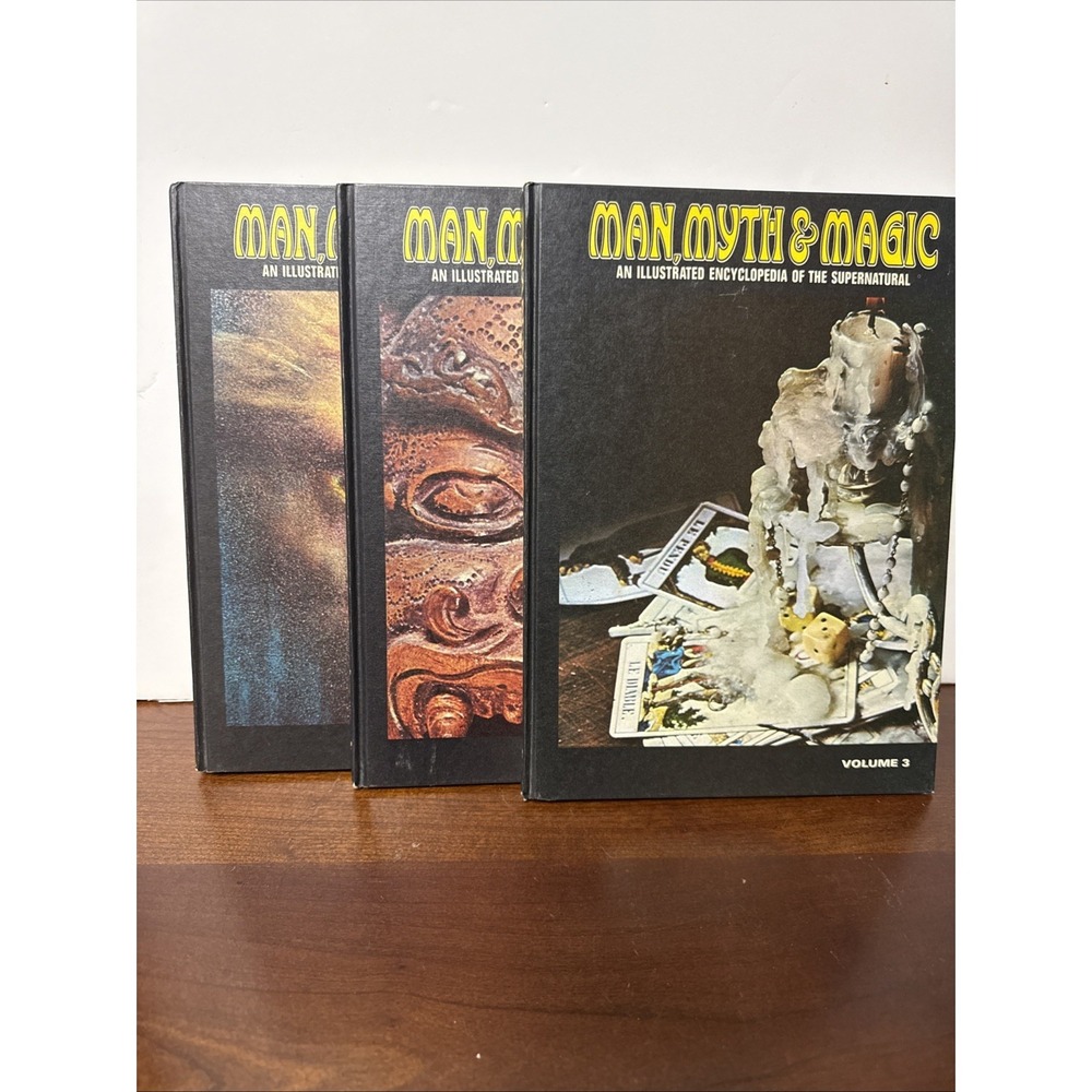 Man Myth & Magic Books An Illustrated‎ Encyclopedia of Supernatural Volumes 1-3